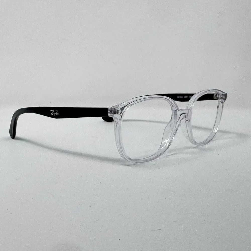Ray-Ban RB1598 3541 Transparent Black Kids Eyeglass Frames 49-16-130